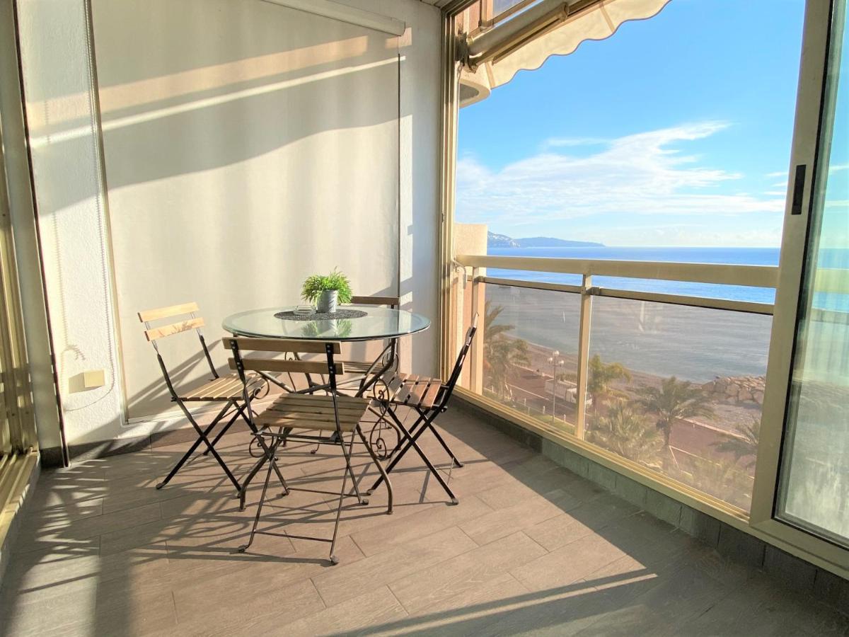 Sea Front - Panoramic Sea View Studio With Terrace Nice Exteriér fotografie